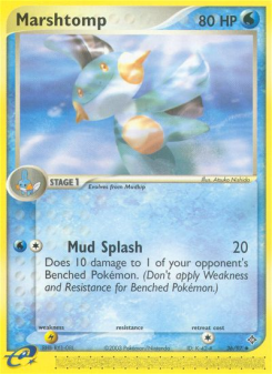 Marshtomp - pokemon TCG Card