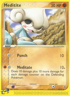Meditite - pokemon TCG Card
