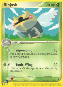 Ninjask - pokemon TCG Card