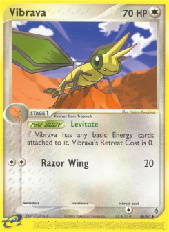Vibrava - pokemon TCG Card