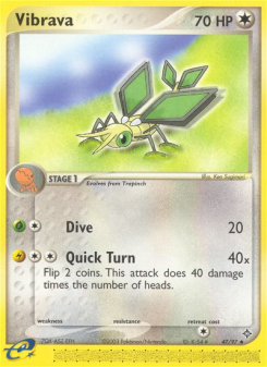Vibrava - pokemon TCG Card