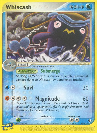 Whiscash - Pokémon TCG Card