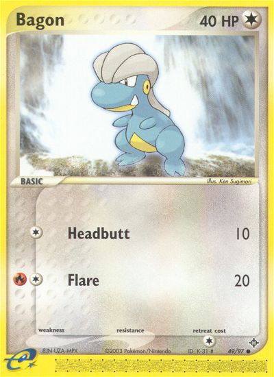 Bagon - Pokémon TCG Card