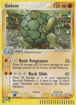 Golem - pokemon TCG Card