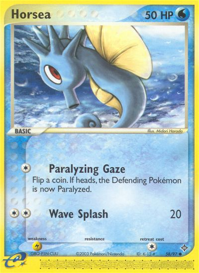 Horsea - Pokémon TCG Card