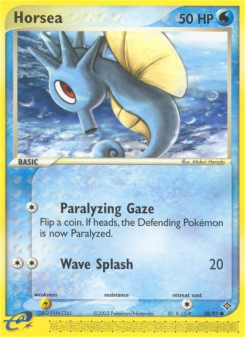 Horsea - pokemon TCG Card