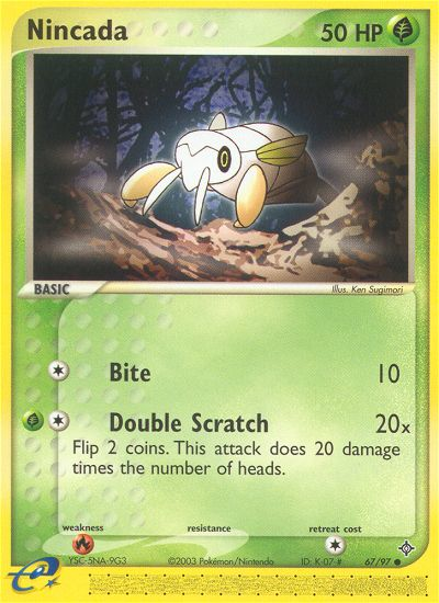 Nincada - Pokémon TCG Card