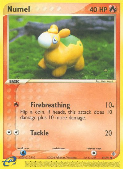 Numel - Pokémon TCG Card