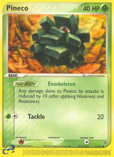 Pineco - Pokémon TCG Card