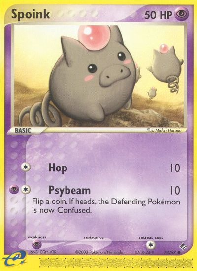 Spoink - Pokémon TCG Card