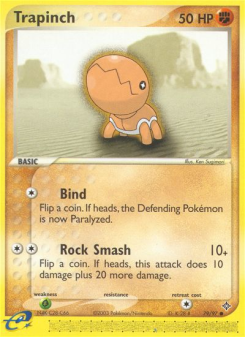 Trapinch - pokemon TCG Card