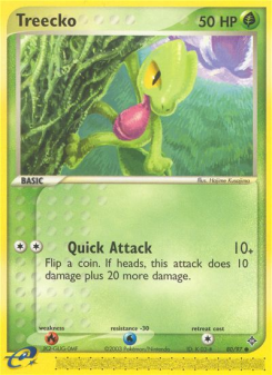 Treecko - pokemon TCG Card