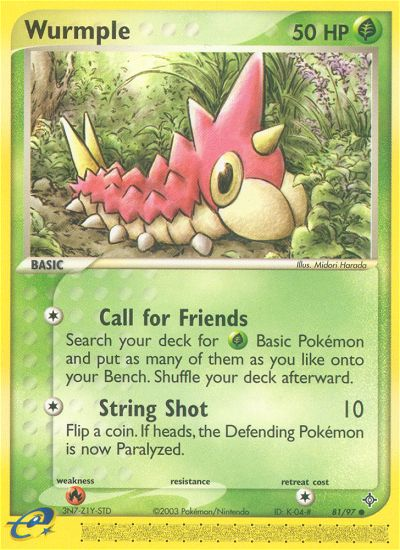 Wurmple - Pokémon TCG Card