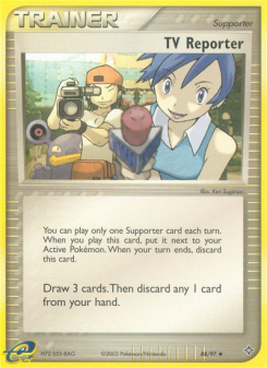 TV Reporter - pokemon TCG Card