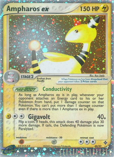 Ampharos ex - Pokémon TCG Card