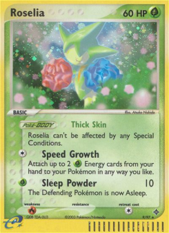 Roselia - pokemon TCG Card
