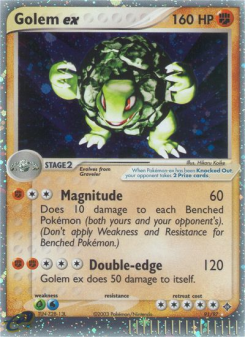Golem ex - pokemon TCG Card