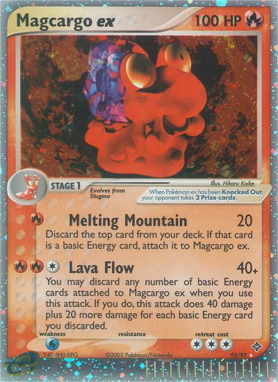 Magcargo ex - Pokémon TCG Card