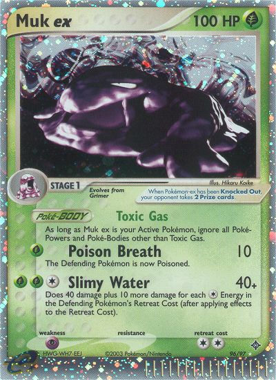 Muk ex - Pokémon TCG Card
