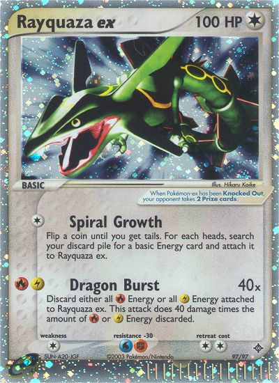 Rayquaza ex - Pokémon TCG Card