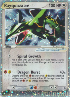 Rayquaza ex - pokemon TCG Card