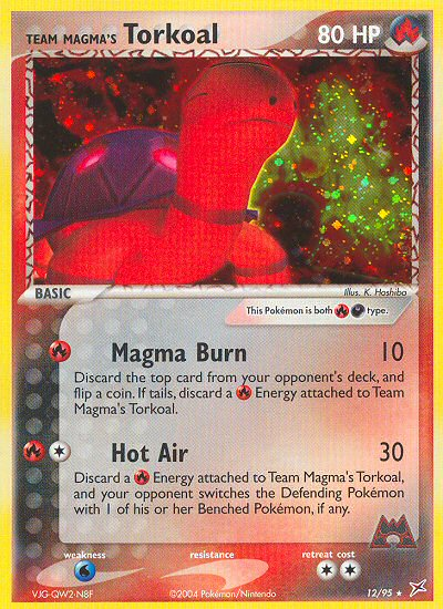 Team Magma's Torkoal - Pokémon TCG Card