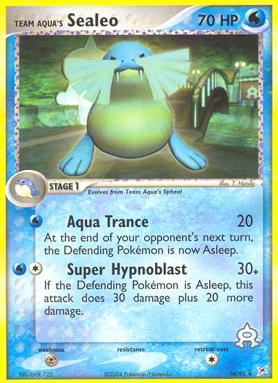 Team Aqua's Sealeo - Pokémon TCG Card