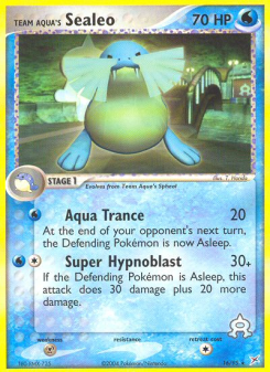 Team Aqua's Sealeo - pokemon TCG Card