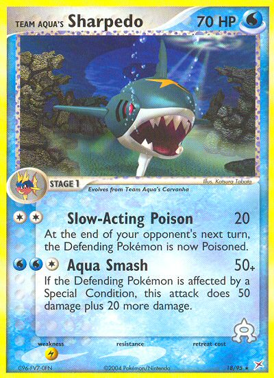Team Aqua's Sharpedo - Pokémon TCG Card