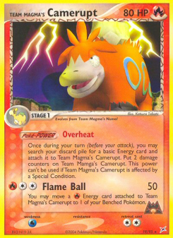 Team Magma's Camerupt - pokemon TCG Card