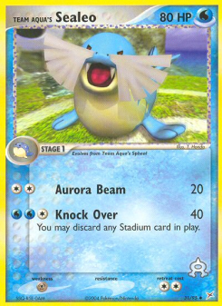 Team Aqua's Sealeo - pokemon TCG Card