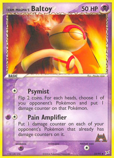 Team Magma's Baltoy - Pokémon TCG Card