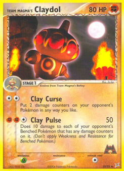 Team Magma's Claydol - pokemon TCG Card