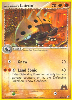 Team Magma's Lairon - pokemon TCG Card