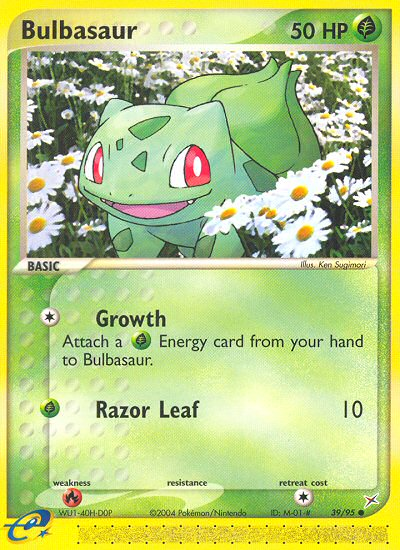 Bulbasaur - Pokémon TCG Card