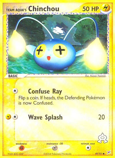 Team Aqua's Chinchou - Pokémon TCG Card