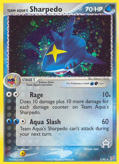 Team Aqua's Sharpedo - Pokémon TCG Card