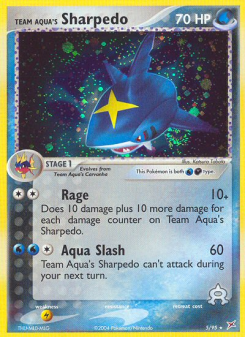 Team Aqua's Sharpedo - pokemon TCG Card