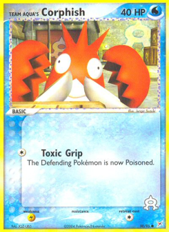 Team Aqua's Corphish - pokemon TCG Card