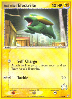 Team Aqua's Electrike - pokemon TCG Card