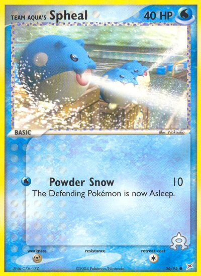 Team Aqua's Spheal - Pokémon TCG Card