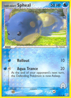 Team Aqua's Spheal - pokemon TCG Card