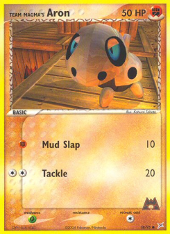Team Magma's Aron - pokemon TCG Card