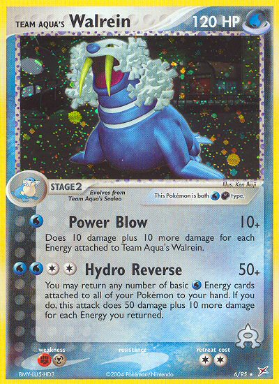 Team Aqua's Walrein - Pokémon TCG Card