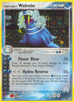 Team Aqua's Walrein - pokemon TCG Card