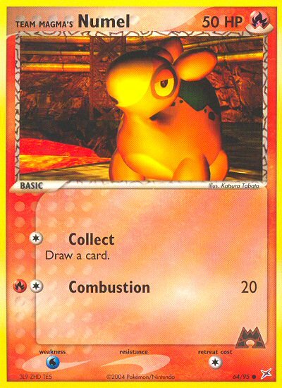 Team Magma's Numel - Pokémon TCG Card