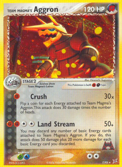 Team Magma's Aggron - pokemon TCG Card