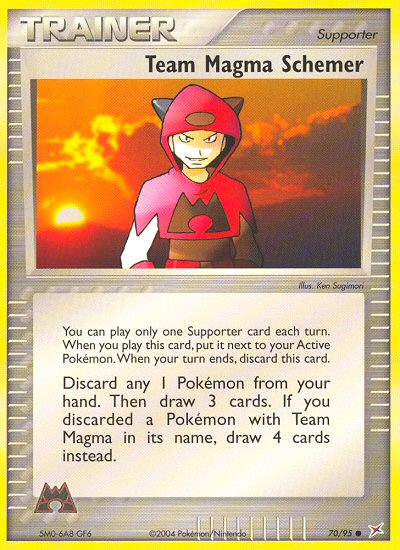 Team Magma Schemer - Pokémon TCG Card