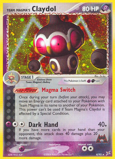Team Magma's Claydol - Pokémon TCG Card