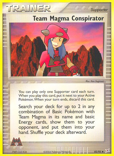 Team Magma Conspirator - Pokémon TCG Card